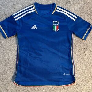Adidas Youth Italia Soccer Jersey